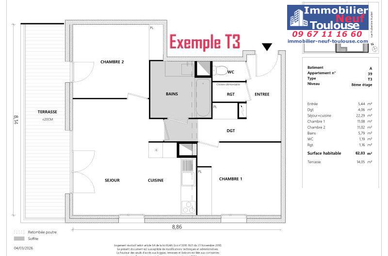 Appartements neufs à Toulouse Empalot - Programmes immobiliers neufs Greencity PARK VIEW 2 //
