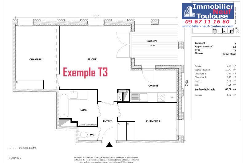 Appartements neufs à Toulouse Empalot - Programmes immobiliers neufs Greencity PARK VIEW 2 //