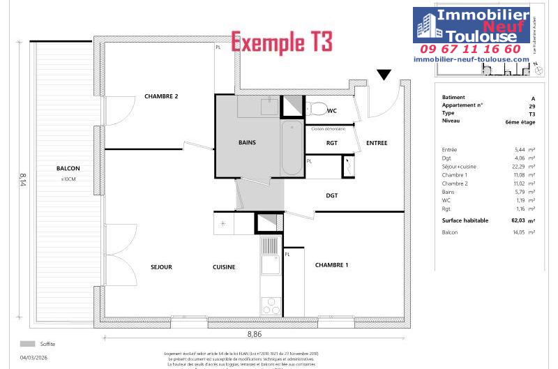 Appartements neufs à Toulouse Empalot - Programmes immobiliers neufs Greencity PARK VIEW 2 //
