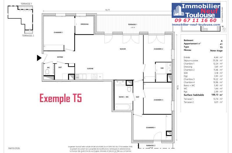 Appartements neufs à Toulouse Empalot - Programmes immobiliers neufs Greencity PARK VIEW 2 //