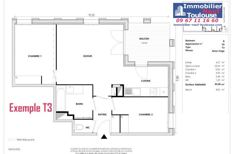 Appartements neufs à Toulouse Empalot - Programmes immobiliers neufs Greencity PARK VIEW 2 //