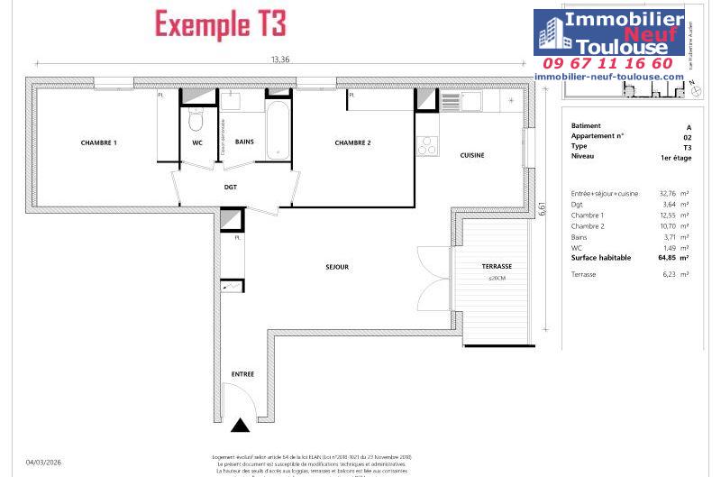 Appartements neufs à Toulouse Empalot - Programmes immobiliers neufs Greencity PARK VIEW 2 //