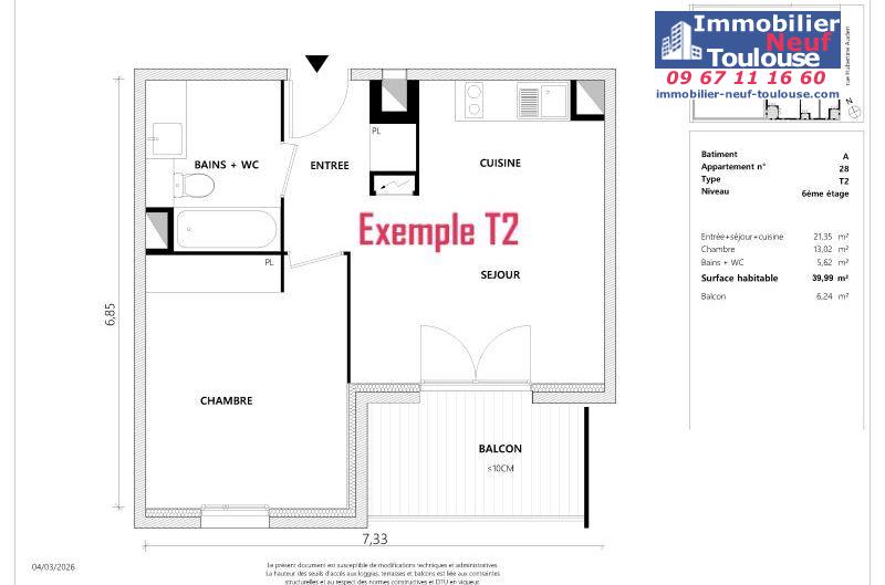 Appartements neufs à Toulouse Empalot - Programmes immobiliers neufs Greencity PARK VIEW 2 //