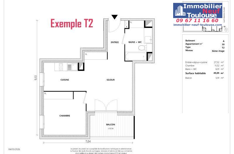 Appartements neufs à Toulouse Empalot - Programmes immobiliers neufs Greencity PARK VIEW 2 //