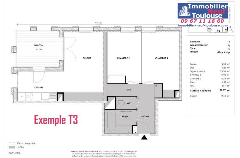 Appartements neufs à Toulouse Empalot - Programmes immobiliers neufs Greencity PARK VIEW 2 //
