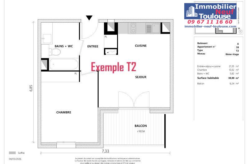 Appartements neufs à Toulouse Empalot - Programmes immobiliers neufs Greencity PARK VIEW 2 //