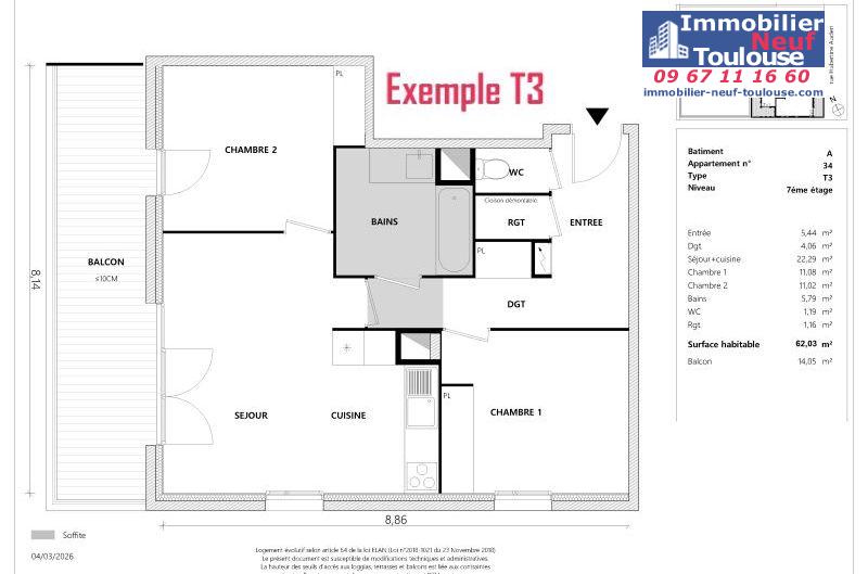 Appartements neufs à Toulouse Empalot - Programmes immobiliers neufs Greencity PARK VIEW 2 //
