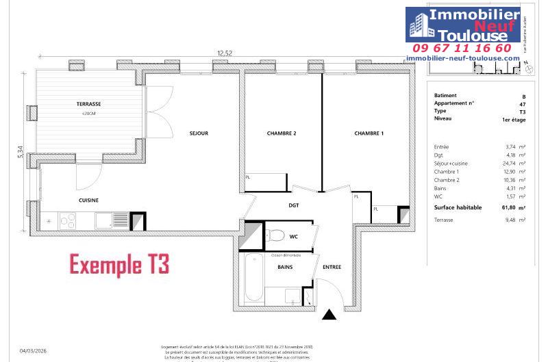 Appartements neufs à Toulouse Empalot - Programmes immobiliers neufs Greencity PARK VIEW 2 //