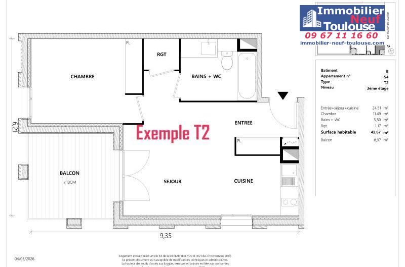 Appartements neufs à Toulouse Empalot - Programmes immobiliers neufs Greencity PARK VIEW 2 //