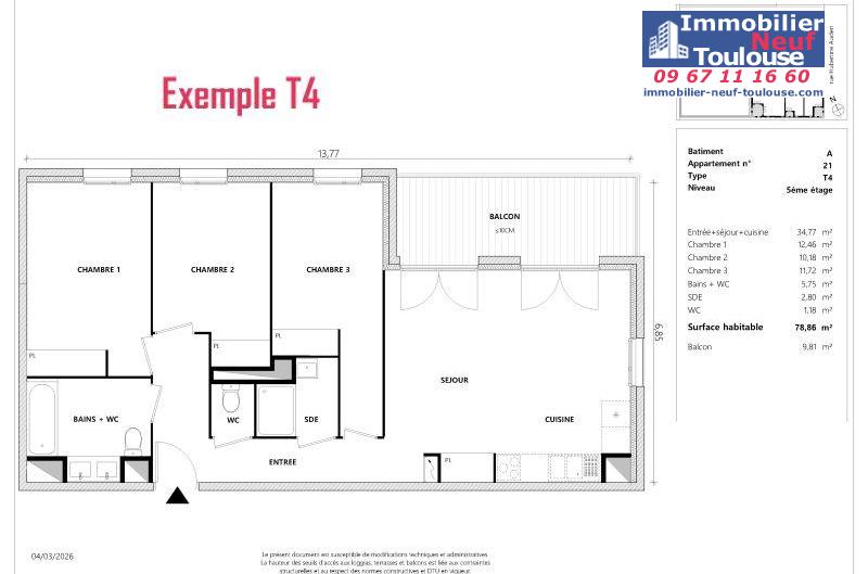 Appartements neufs à Toulouse Empalot - Programmes immobiliers neufs Greencity PARK VIEW 2 //