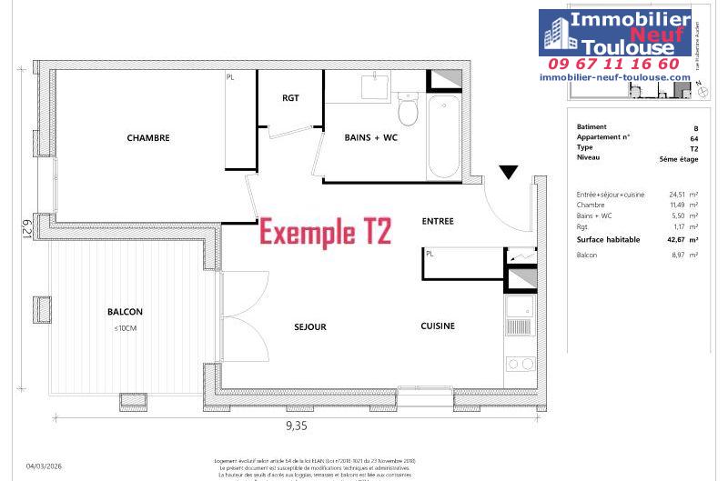 Appartements neufs à Toulouse Empalot - Programmes immobiliers neufs Greencity PARK VIEW 2 //