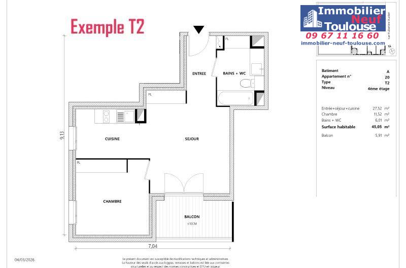 Appartements neufs à Toulouse Empalot - Programmes immobiliers neufs Greencity PARK VIEW 2 //