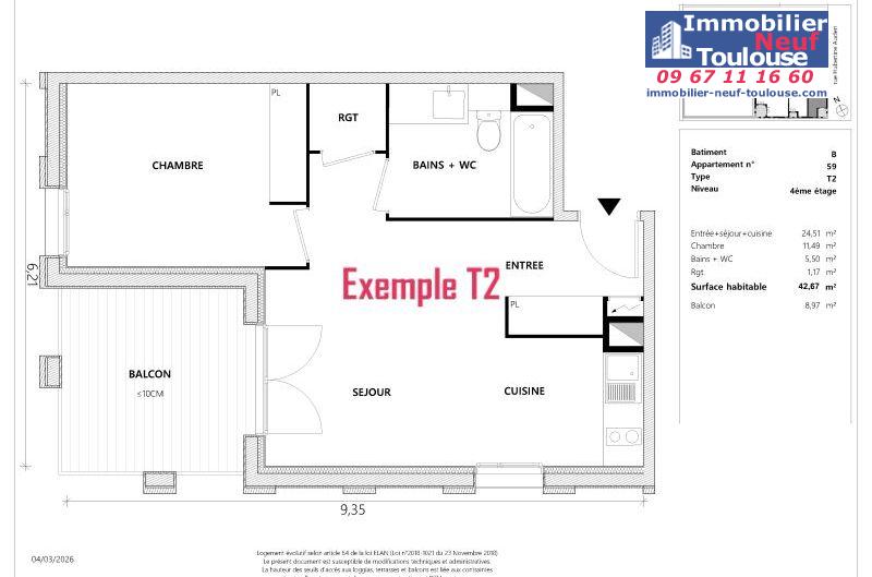 Appartements neufs à Toulouse Empalot - Programmes immobiliers neufs Greencity PARK VIEW 2 //