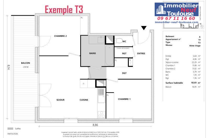 Appartements neufs à Toulouse Empalot - Programmes immobiliers neufs Greencity PARK VIEW 2 //