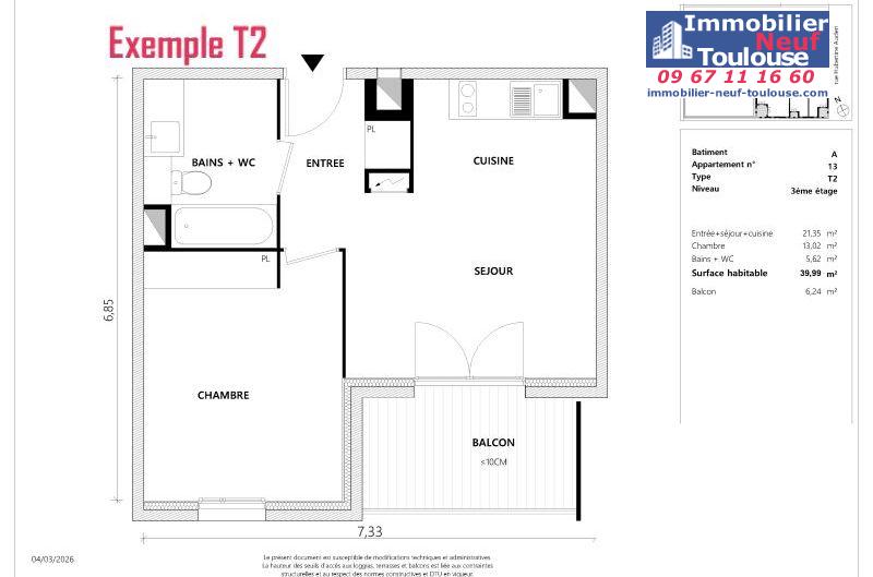 Appartements neufs à Toulouse Empalot - Programmes immobiliers neufs Greencity PARK VIEW 2 //