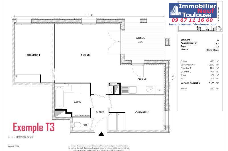 Appartements neufs à Toulouse Empalot - Programmes immobiliers neufs Greencity PARK VIEW 2 //