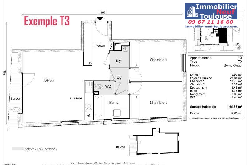 Appartements neufs à Toulouse Rangueil - Programmes immobiliers neufs Greencity Le willow