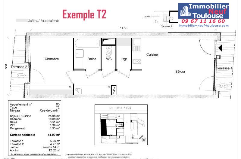 Appartements neufs à Toulouse Rangueil - Programmes immobiliers neufs Greencity Le willow