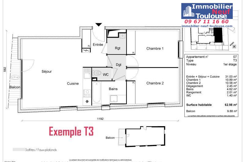 Appartements neufs à Toulouse Rangueil - Programmes immobiliers neufs Greencity Le willow