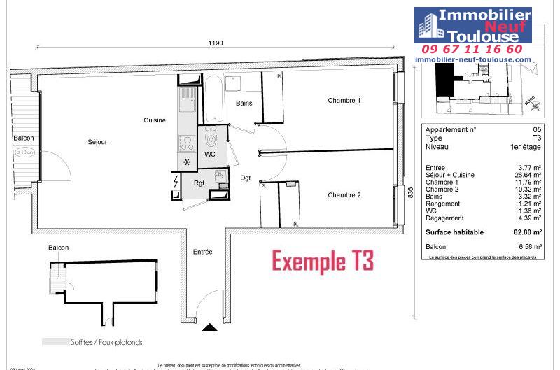 Appartements neufs à Toulouse Rangueil - Programmes immobiliers neufs Greencity Le willow