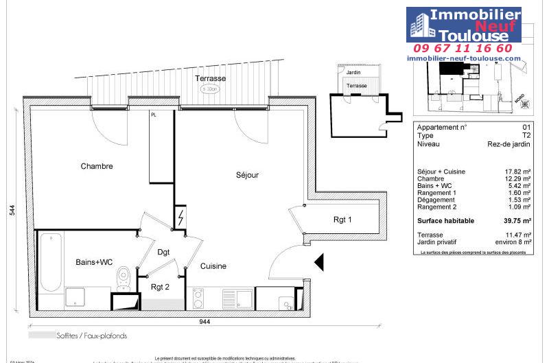 Appartements neufs à Toulouse Rangueil - Programmes immobiliers neufs Greencity Le willow