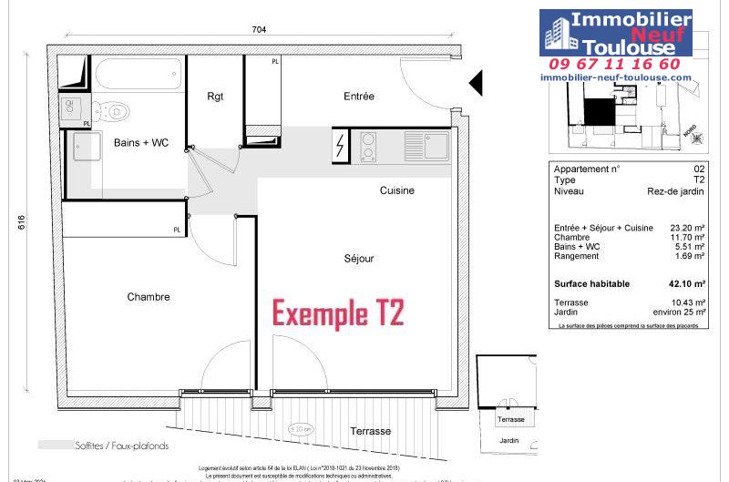 Appartements neufs à Toulouse Rangueil - Programmes immobiliers neufs Greencity Le willow