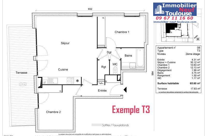 Appartements neufs à Toulouse Rangueil - Programmes immobiliers neufs Greencity Le willow