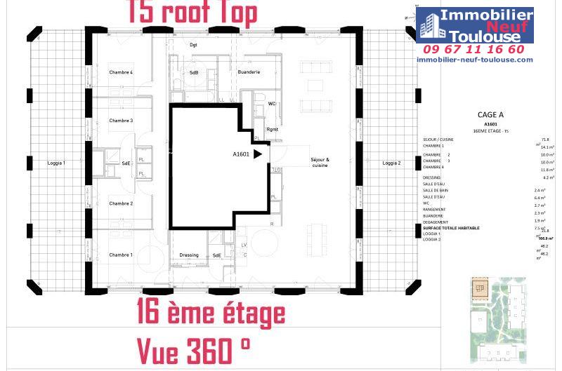 Appartements neufs à Toulouse Cartoucherie - Programmes immobiliers neufs Credit agricole Lisière du parc
