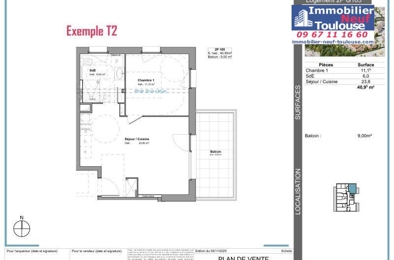 Appartements neufs à Tournefeuille - Programmes immobiliers neufs Stradim Rives du lac