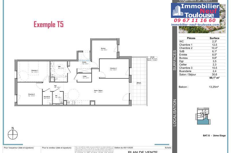 Appartements neufs à Tournefeuille - Programmes immobiliers neufs Stradim Rives du lac