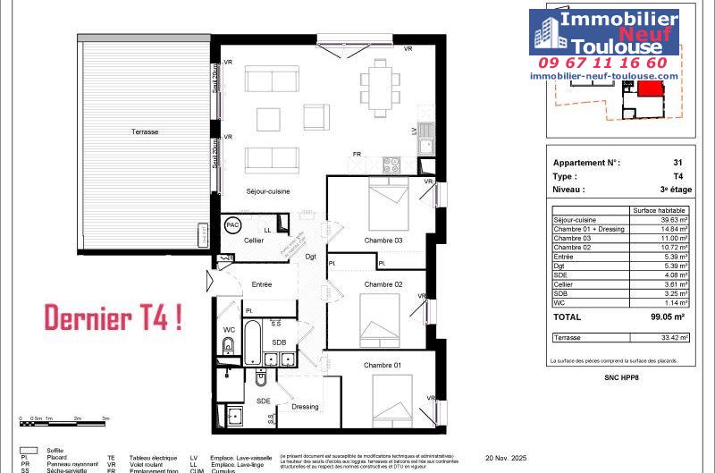 Appartements neufs à Toulouse Terrasse - Programmes immobiliers neufs Habitat particulier Terrasse du parc