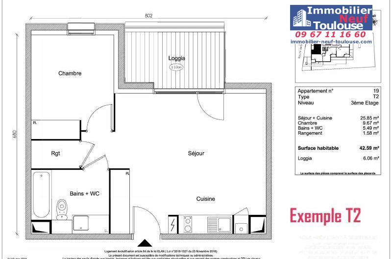 Appartements neufs à Toulouse Saint Simon - Programmes immobiliers neufs Greencity LE 220
