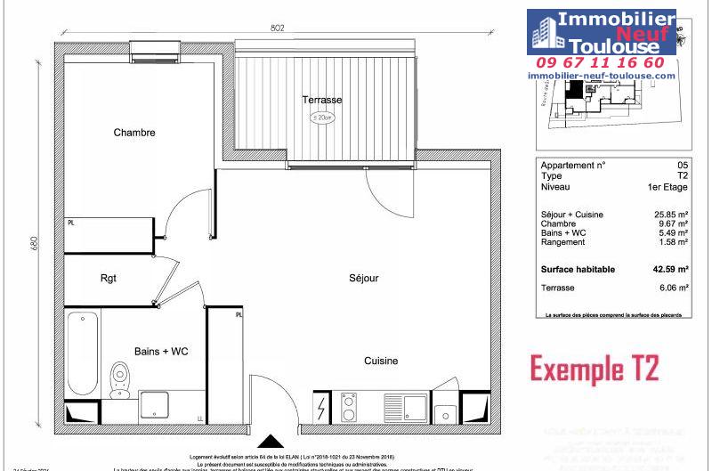 Appartements neufs à Toulouse Saint Simon - Programmes immobiliers neufs Greencity LE 220