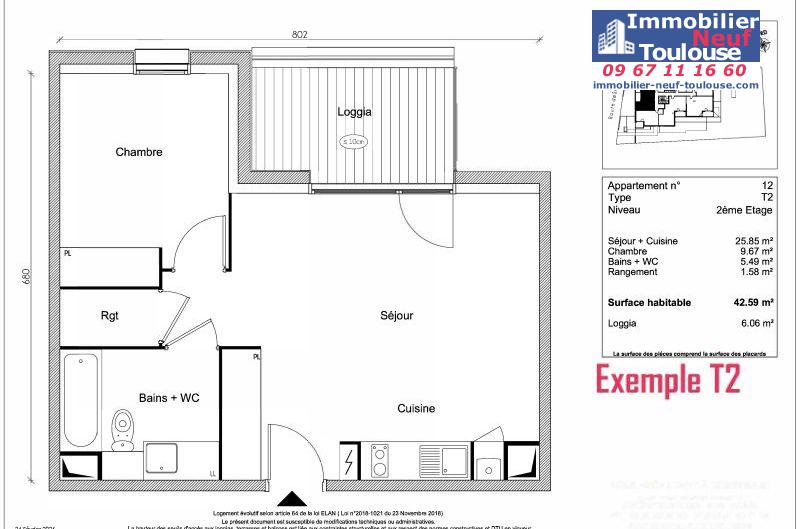 Appartements neufs à Toulouse Saint Simon - Programmes immobiliers neufs Greencity LE 220