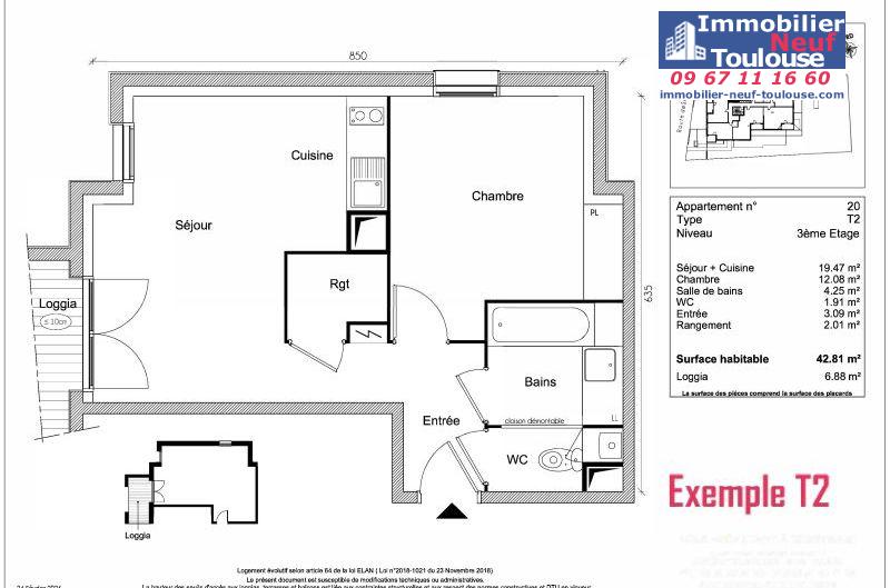 Appartements neufs à Toulouse Saint Simon - Programmes immobiliers neufs Greencity LE 220