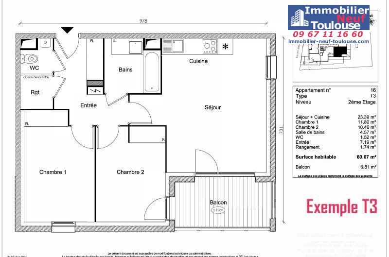 Appartements neufs à Toulouse Saint Simon - Programmes immobiliers neufs Greencity LE 220