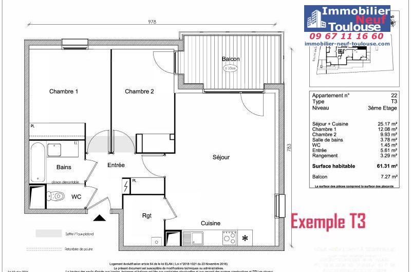Appartements neufs à Toulouse Saint Simon - Programmes immobiliers neufs Greencity LE 220