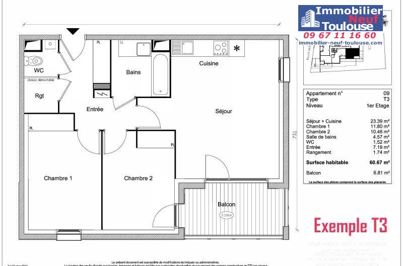 Appartements neufs à Toulouse Saint Simon - Programmes immobiliers neufs Greencity LE 220