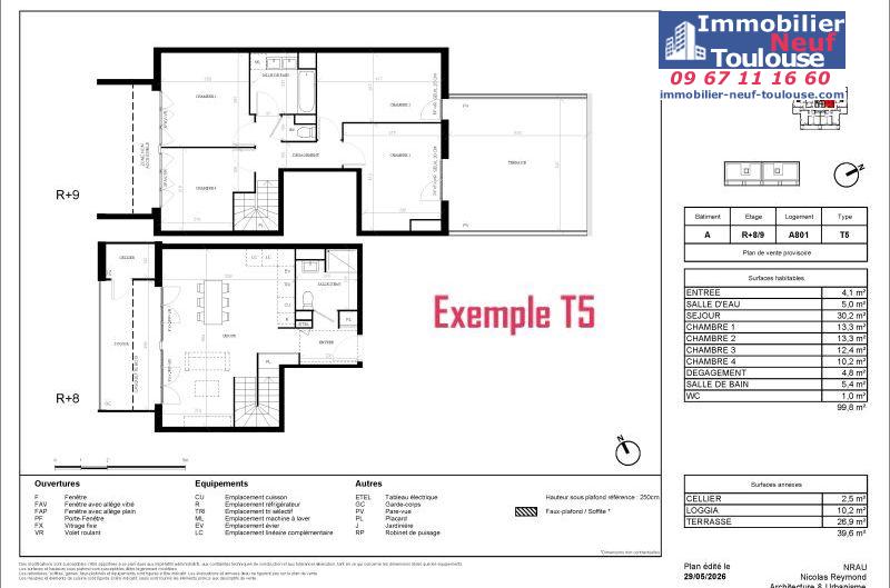 Appartements neufs à Toulouse Empalot - Programmes immobiliers neufs Bouygues Immobilier HYLEA