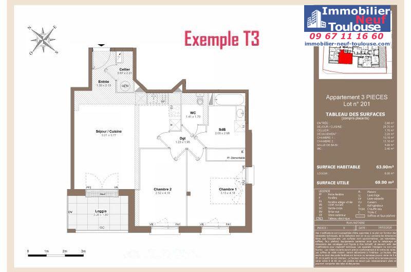Appartements neufs à Toulouse Côte Pavée - Programmes immobiliers neufs LNC Nouveaux constructeurs 141 côte pavée