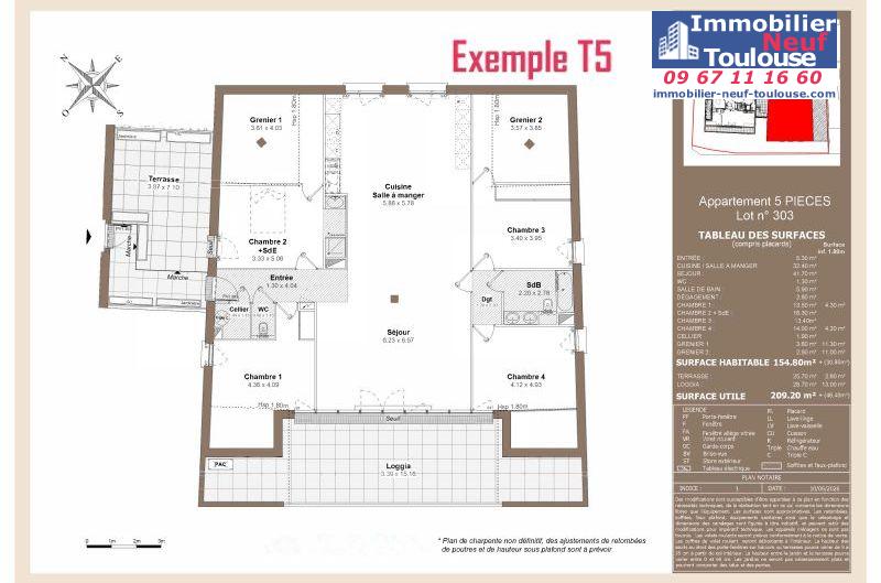 Appartements neufs à Toulouse Côte Pavée - Programmes immobiliers neufs LNC Nouveaux constructeurs 141 côte pavée
