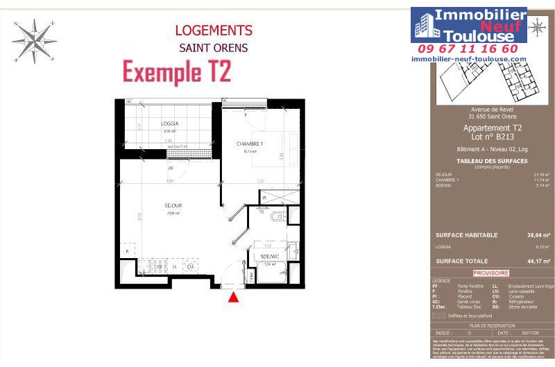 Appartements neufs à Saint-orens-de-gameville - Programmes immobiliers neufs LNC Nouveaux constructeurs Coeur Saint O