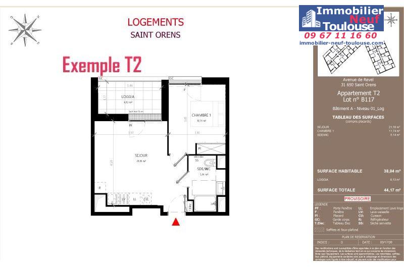 Appartements neufs à Saint-orens-de-gameville - Programmes immobiliers neufs LNC Nouveaux constructeurs Coeur Saint O