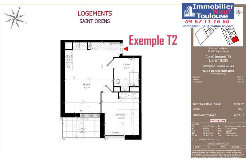 Appartements neufs à Saint-orens-de-gameville - Programmes immobiliers neufs LNC Nouveaux constructeurs Coeur Saint O
