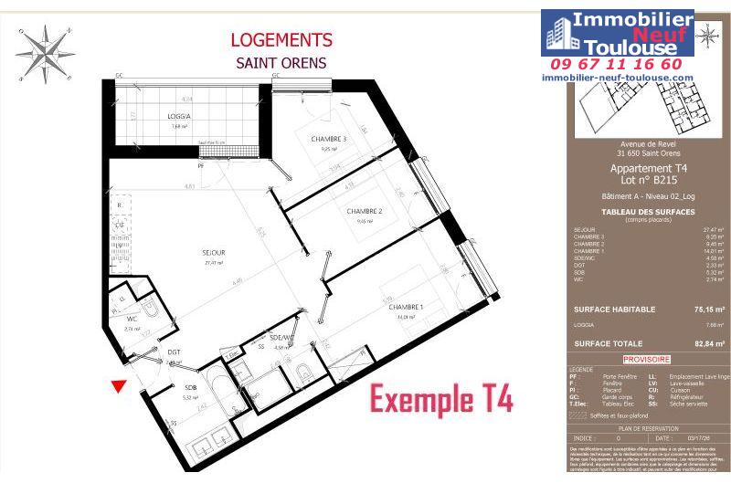 Appartements neufs à Saint-orens-de-gameville - Programmes immobiliers neufs LNC Nouveaux constructeurs Coeur Saint O