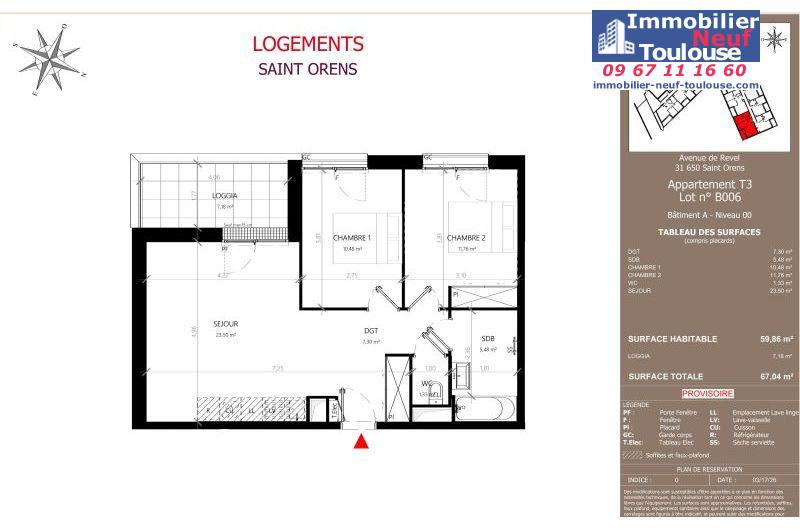 Appartements neufs à Saint-orens-de-gameville - Programmes immobiliers neufs LNC Nouveaux constructeurs Coeur Saint O