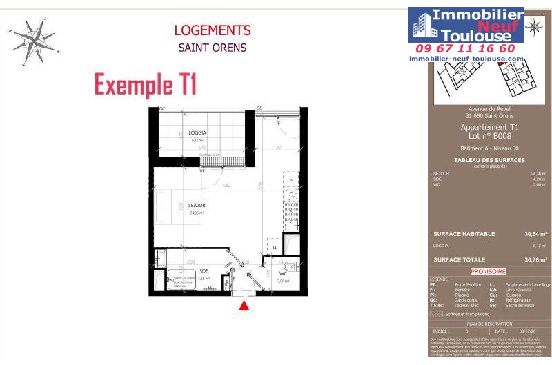 Appartements neufs à Saint-orens-de-gameville - Programmes immobiliers neufs LNC Nouveaux constructeurs Coeur Saint O
