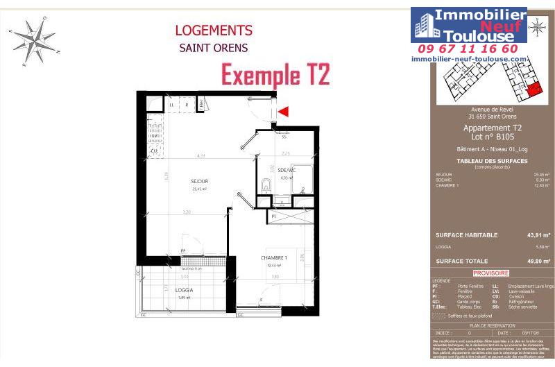 Appartements neufs à Saint-orens-de-gameville - Programmes immobiliers neufs LNC Nouveaux constructeurs Coeur Saint O