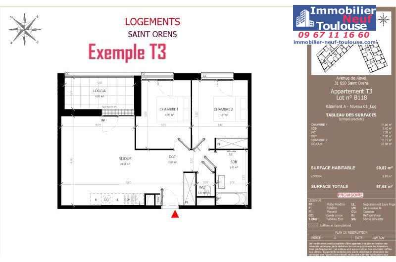 Appartements neufs à Saint-orens-de-gameville - Programmes immobiliers neufs LNC Nouveaux constructeurs Coeur Saint O