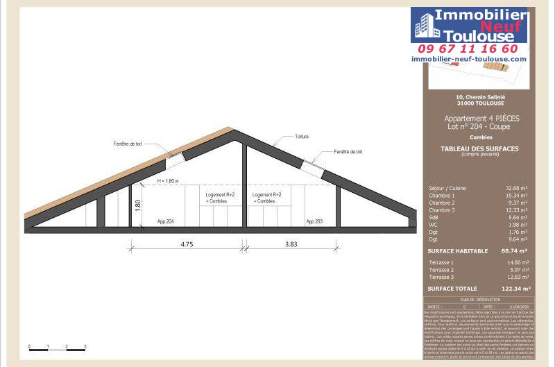 Appartements neufs à Toulouse Lardenne - Programmes immobiliers neufs LNC Nouveaux constructeurs Le Domaine du Marronnier